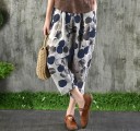 Pantaloni 3/4 da donna con pois 1
