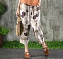 Pantaloni 3/4 da donna con pois 2