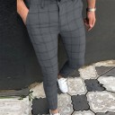 Pantaloni a quadri da uomo F1468 5