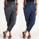 Pantaloni asimmetrici da donna A239 1