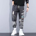 Pantaloni bărbați din denim F1352 2