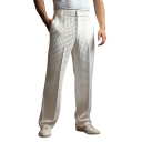 Pantaloni bărbați eleganți cu buzunare, uni, cu model în vafe, croi drept, POLIESTER, pantaloni stilati pentru bărbați la birou sau la evenimente festive 2