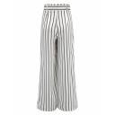 Pantaloni bianchi a righe da donna 3