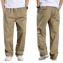 Pantaloni cargo da uomo Pantaloni casual in cotone Pantaloni da lavoro estivi Pantaloni outdoor primaverili Pantaloni comodi 8