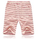Pantaloni corti a righe da uomo 1