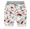 Pantaloni corti da bambino con stampa di dinosauri J1329 2