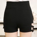 Pantaloni corti da donna con fibbie A714 2