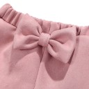 Pantaloni corti da ragazza con fiocco J885 2