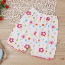 Pantaloni corti da ragazza con stampa di fiori 2