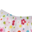 Pantaloni corti da ragazza con stampa di fiori 3
