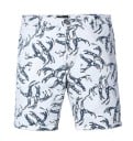 Pantaloni corti da uomo con stampa di gabbiani 1