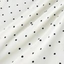 Pantaloni corti eleganti da donna con motivo a pois e vita elastica pantaloni corti leggeri e ariosi a pois per la città per uso quotidiano 7