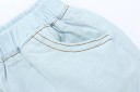 Pantaloni corti in denim per ragazze - Blu chiaro 6