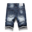 Pantaloni Corti In Jeans Da Uomo A869 1