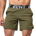 Pantaloni corti sportivi da uomo Pantaloni corti traspiranti da corsa Pantaloni corti estivi ad asciugatura rapida per l'allenamento in palestra Taglio ampio 3