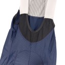 Pantaloni da ciclismo da uomo con bretelle e parte posteriore in rete in tessuto strutturato per bici da strada e gravel 11