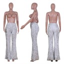 Pantaloni da donna con paillettes A376 2