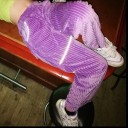 Pantaloni da donna viola 1