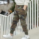 Pantaloni da jogging camouflage per ragazzi L2225 3