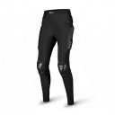 Pantaloni da motociclista con protezioni Protezioni rigide per ginocchia e cosce Imbottitura sui fianchi Vita elastica Poliestere Unisex Neri 1