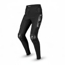 Pantaloni da motociclista con protezioni Protezioni rigide per ginocchia e cosce Imbottitura sui fianchi Vita elastica Poliestere Unisex Neri 2