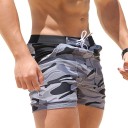 Pantaloni da spiaggia da uomo con motivo militare 1