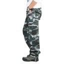 Pantaloni de camuflaj tactici pentru bărbați, buzunare multiple, stil militar, pantaloni de exterior, material durabil, camping, drumeții 2