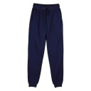 Pantaloni de trening bărbați uni cu buzunare din poliester pentru șnururi Confortabili și stilati pentru purtarea zilnică și activități recreative 7