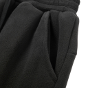 Pantaloni de trening pentru femei cu blăniță în interior, cu șnur, din poliester și spandex, uni, confortabili, călduroși 5