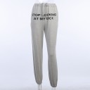 Pantaloni de trening pentru femei cu inscripție amuzantă 2