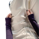 Pantaloni de trening pentru femei cu talie înaltă și șnur din poliester și bumbac, uni, confortabili, stilati, ideali pentru purtarea 7