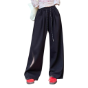 Pantaloni de trening pentru femei Uni cu buzunare La șnur Material poliester Pantaloni confortabili pentru timpul liber pentru purtare zilnică 4