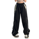 Pantaloni de trening pentru femei Uni cu dungi Pe șnur Material poliester Pantaloni confortabili pentru uz zilnic 2