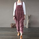 Pantaloni din catifea pentru femei cu laclem 1