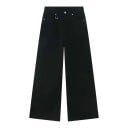 Pantaloni din denim bărbătești, cu croială dreaptă și lejeră, cu picioare largi, blugi casual pentru oraș și timp liber, croială 1