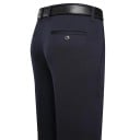 Pantaloni eleganți pentru bărbați cu buzunare Croi drept elegant Unicolor Pantaloni confortabili pentru bărbați pentru muncă 4