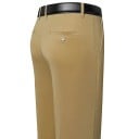 Pantaloni eleganți pentru bărbați cu buzunare Croi drept elegant Unicolor Pantaloni confortabili pentru bărbați pentru muncă 5