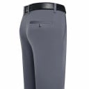 Pantaloni eleganți pentru bărbați cu buzunare Croi drept elegant Unicolor Pantaloni confortabili pentru bărbați pentru muncă 7