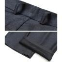 Pantaloni eleganți pentru bărbați cu buzunare, croi drept, uni, pantaloni stilați pentru bărbați pentru muncă, birou și evenimente festive 6
