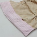 Pantaloni esterni con bottoni rosa 3