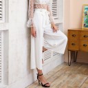 Pantaloni estivi da donna con fiocco J1737 9