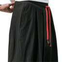 Pantaloni harem lejeri din in pentru bărbați. Pantaloni casual de înaltă calitate, confecționați din material natural. Croială confortabilă pentru vară și timp liber. 3