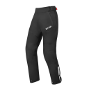 Pantaloni impermeabili unisex cu talie ajustabilă părți întărite nylon bumbac negru pentru mers cu motocicleta 1