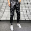 Pantaloni in pelle da uomo F1438 3
