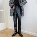 Pantaloni in pelle da uomo F1686 1