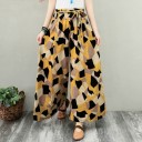 Pantaloni larghi da donna con motivo A369 1