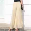 Pantaloni larghi da donna con spacco 6