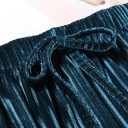 Pantaloni larghi da donna con vita elastica 4