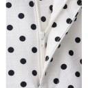 Pantaloni lungi pentru femei cu model în buline și buzunare albi pentru timp liber, în oraș, la muncă și pentru purtare zilnică 6