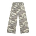 Pantaloni mimetici da uomo con taglio dritto Pantaloni larghi e comodi Pantaloni outdoor confortevoli Stile casual Pantaloni militari 4